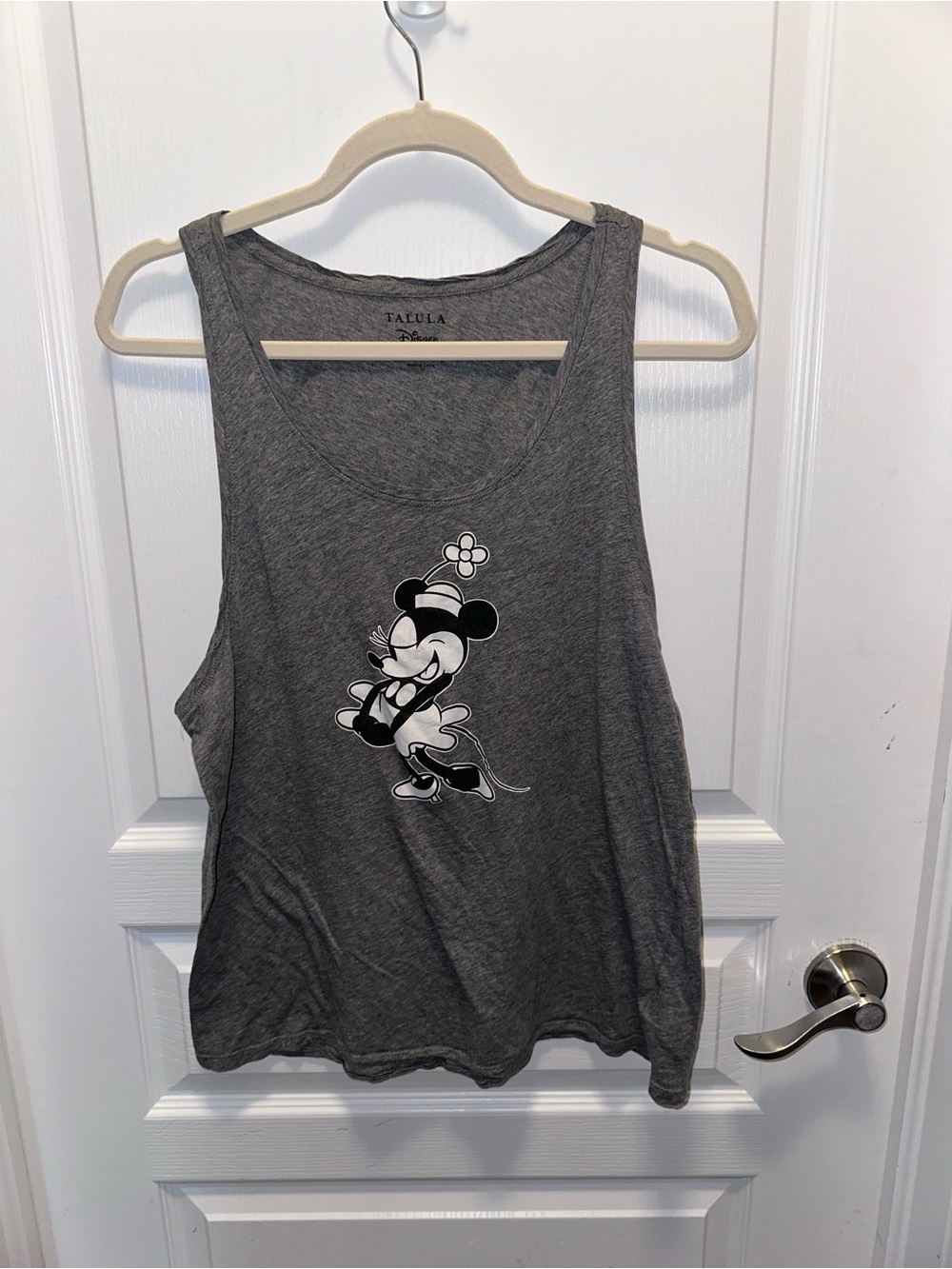 Talula Gray Graphic Disney Minnie Mouse Tank Top